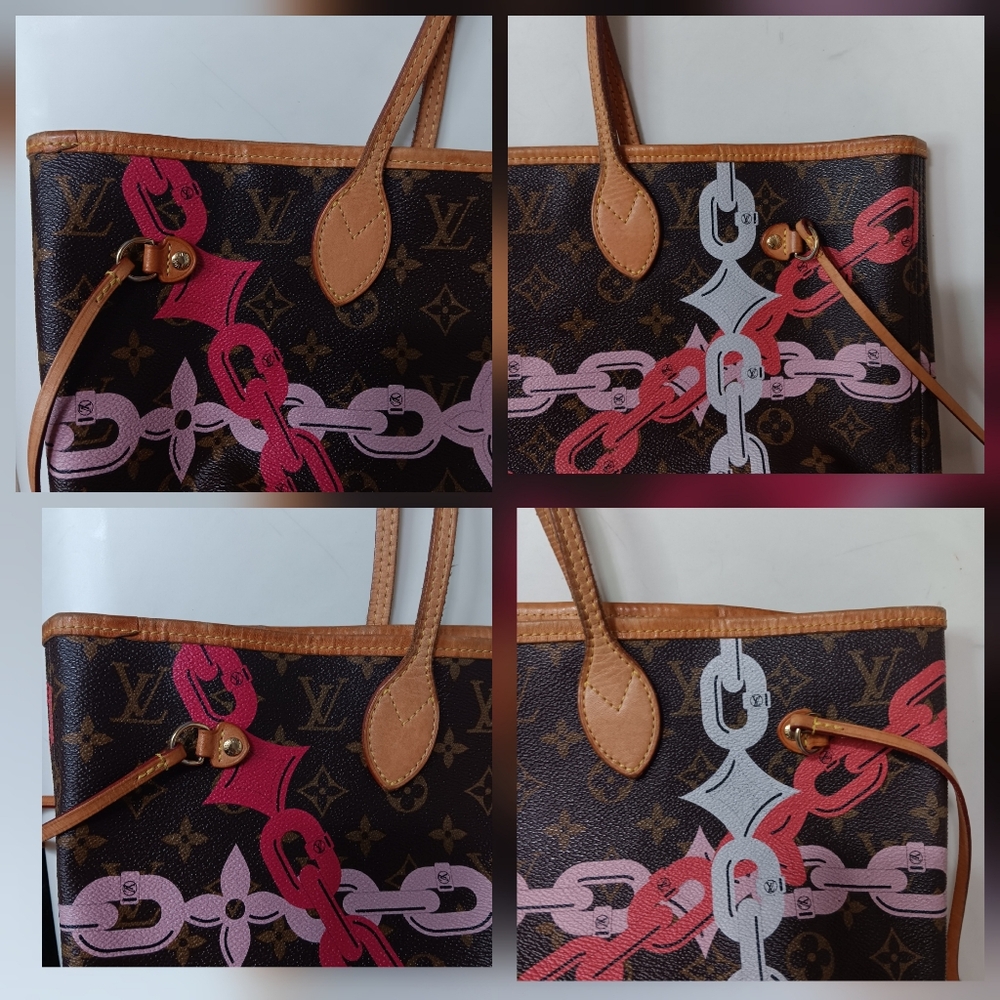 SOLD✅️LOUIS VUITTON Neverfull MM LIMITED EDITION✨️ Nautical Bay Print Tote Bag - Picture 8 of 17